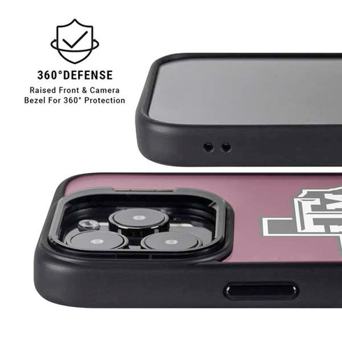 Texas A&M University Black Logo iPhone 14 Pro Max Kickstand Case