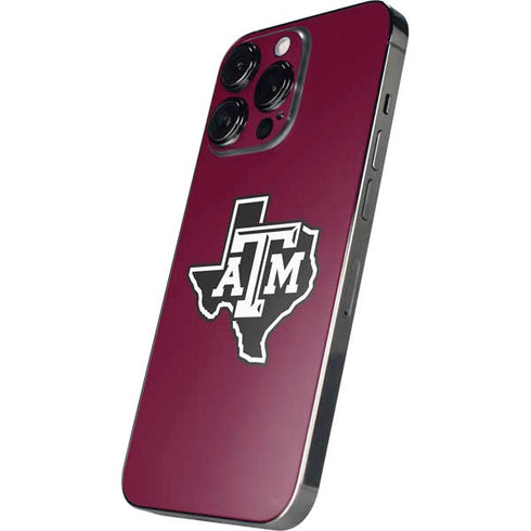 Texas A&M University Black Logo iPhone 14 Pro Max Skin