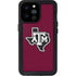 Texas A&M University Black Logo iPhone 14 Pro Max Waterproof Case