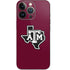 Texas A&M University Black Logo iPhone 14 Pro Skin
