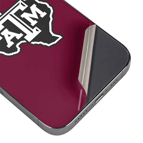 Texas A&M University Black Logo iPhone 14 Pro Skin