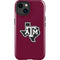 Texas A&M University Black Logo iPhone 15 Impact Case