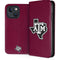 Texas A&M University Black Logo iPhone 15 Plus Folio Case