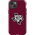 Texas A&M University Black Logo iPhone 15 Plus Impact Case