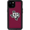 Texas A&M University Black Logo iPhone 15 Plus Waterproof Case