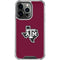 Texas A&M University Black Logo iPhone 15 Pro Clear Case