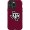 Texas A&M University Black Logo iPhone 15 Pro Impact Case