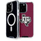 Texas A&M University Black Logo iPhone 15 Pro MagSafe Case