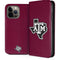 Texas A&M University Black Logo iPhone 15 Pro Max Folio Case