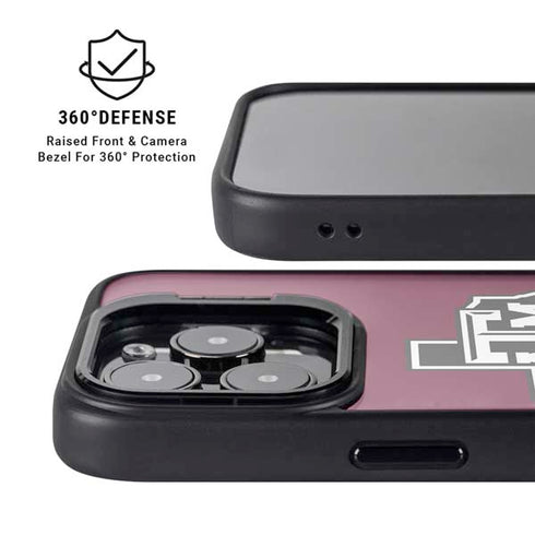 Texas A&M University Black Logo iPhone 15 Pro Max Kickstand Case