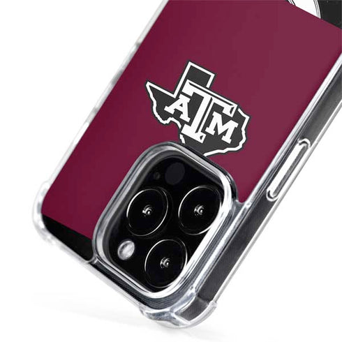 Texas A&M University Black Logo iPhone 15 Pro Max MagSafe Case