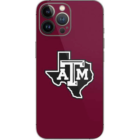 Texas A&M University Black Logo iPhone 15 Pro Max Skin