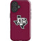 Texas A&M University Black Logo iPhone 16 Impact Case