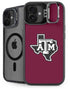 Texas A&M University Black Logo iPhone 16 Kickstand Case