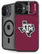 Texas A&M University Black Logo iPhone 16 Plus Kickstand Case