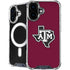 Texas A&M University Black Logo iPhone 16 Plus MagSafe Case
