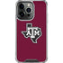 Texas A&M University Black Logo iPhone 16 Pro Max Clear Case