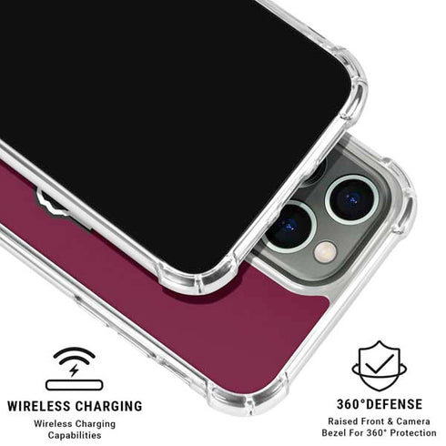 Texas A&M University Black Logo iPhone 16 Pro Max Clear Case