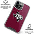 Texas A&M University Black Logo iPhone 16 Pro Max Clear Case