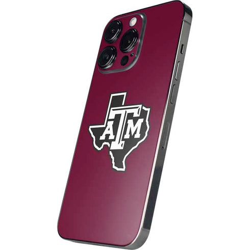 Texas A&M University Black Logo iPhone 16 Pro Max Skin