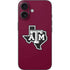 Texas A&M University Black Logo iPhone 16 Skin