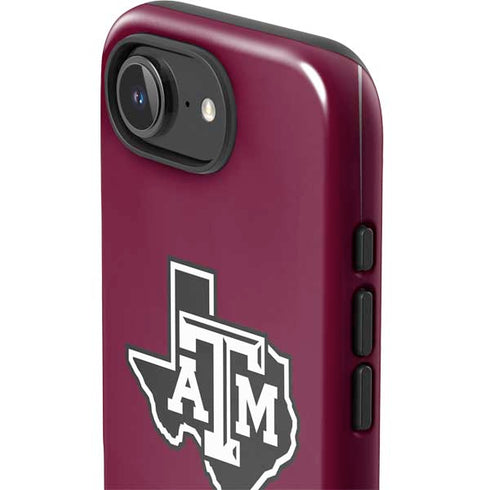 Texas A&M University Black Logo iPhone 16e Impact Case