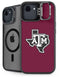 Texas A&M University Black Logo iPhone 16e Kickstand Case