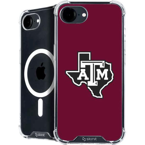 Texas A&M University Black Logo iPhone 16e MagSafe Case