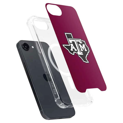 Texas A&M University Black Logo iPhone 16e MagSafe Case