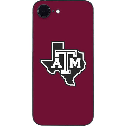 Texas A&M University Black Logo iPhone 16e Skin