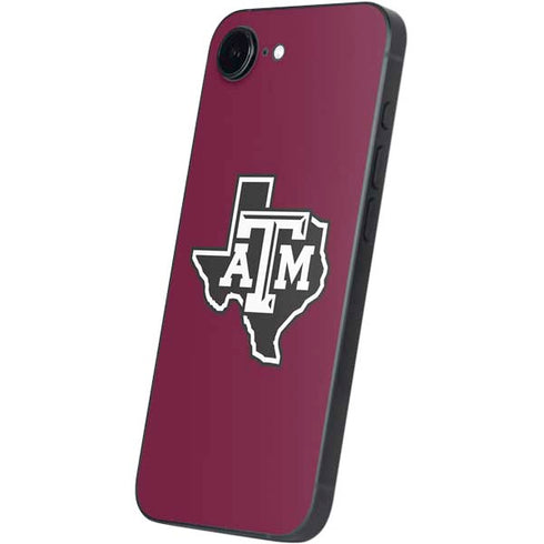 Texas A&M University Black Logo iPhone 16e Skin