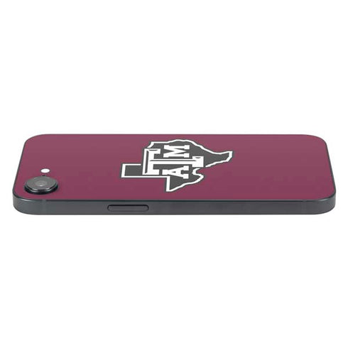 Texas A&M University Black Logo iPhone 16e Skin