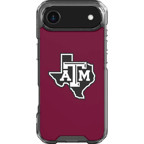 Texas A&M University Black Logo iPhone 17 Air Clear Case