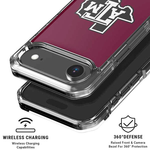 Texas A&M University Black Logo iPhone 17 Air Clear Case