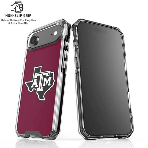 Texas A&M University Black Logo iPhone 17 Air Clear Case