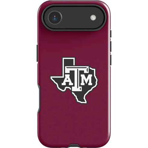 Texas A&M University Black Logo iPhone 17 Air Impact Case