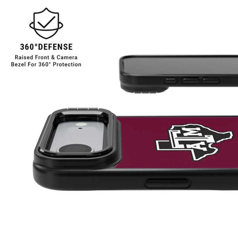 Texas A&M University Black Logo iPhone 17 Air Kickstand Case
