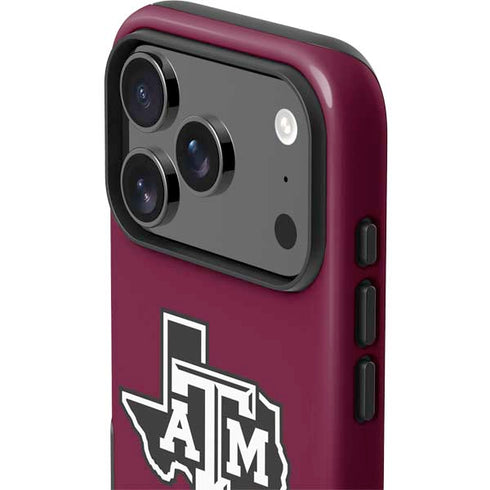 Texas A&M University Black Logo iPhone 17 Pro Max Impact Case
