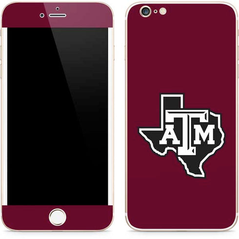 Texas A&M University Black Logo iPhone 6/6s Plus Skin