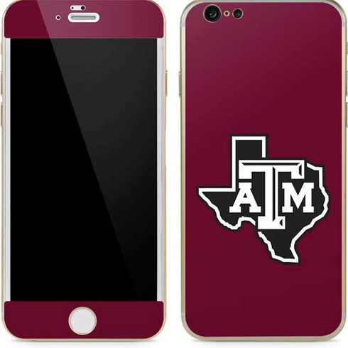 Texas A&M University Black Logo iPhone 6/6s Skin