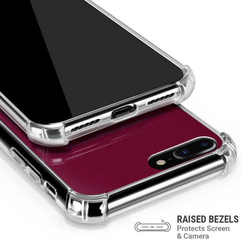 Texas A&M University Black Logo iPhone 7/8 Plus Clear Case