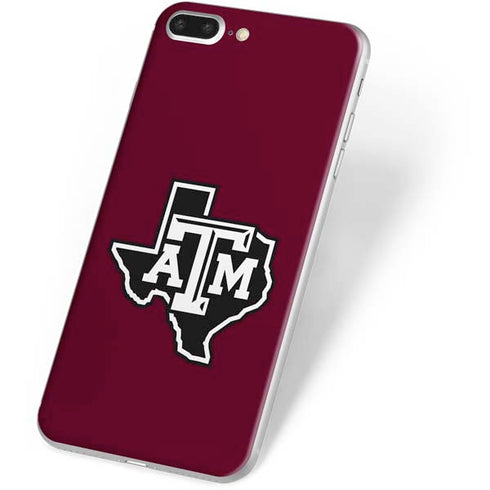Texas A&M University Black Logo iPhone 7 Plus Skin