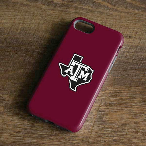 Texas A&M University Black Logo iPhone 7 Pro Case