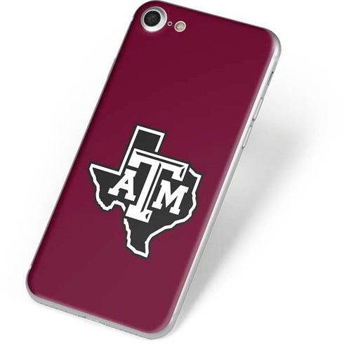 Texas A&M University Black Logo iPhone 7 Skin