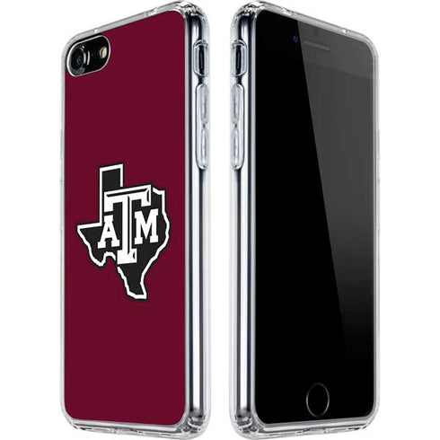 Texas A&M University Black Logo iPhone SE (2nd & 3rd Gen) Clear Case