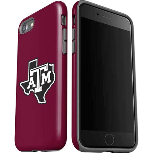 Texas A&M University Black Logo iPhone SE (2nd & 3rd Gen) Pro Case