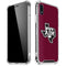 Texas A&M University Black Logo iPhone XR Clear Case