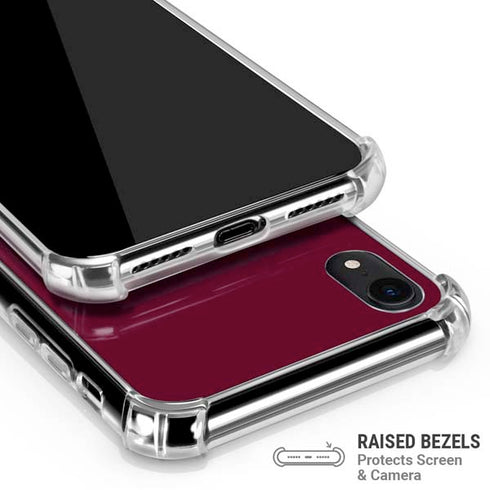 Texas A&M University Black Logo iPhone XR Clear Case