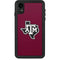 Texas A&M University Black Logo iPhone XR Waterproof Case