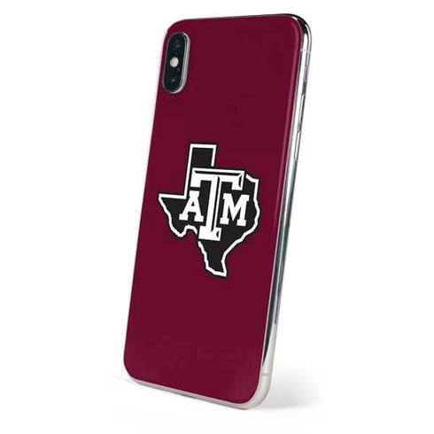 Texas A&M University Black Logo iPhone XS Max Skin